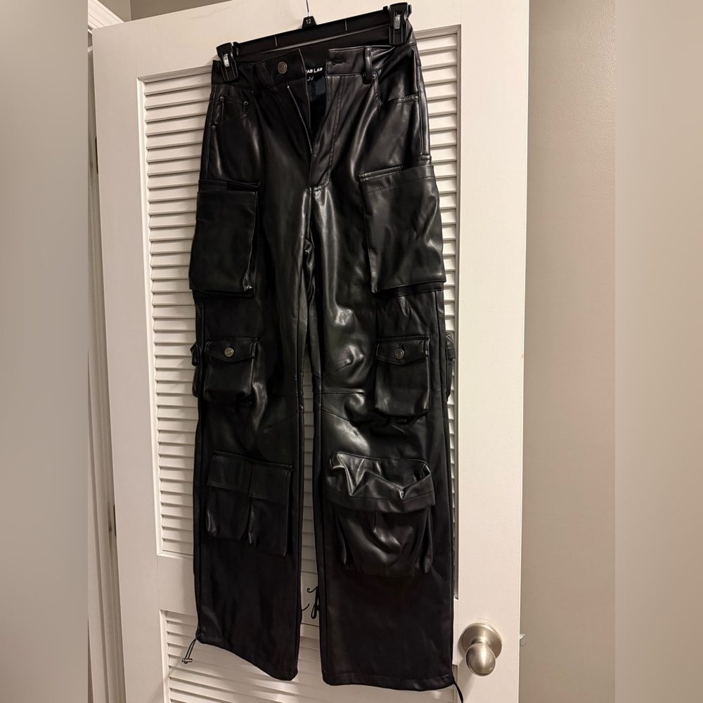 Sleek Black Cargo Pants